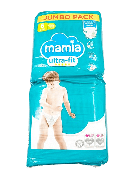 MAMIA 13-18кг. №6 Пелени за еднократна употреба, 60бр.